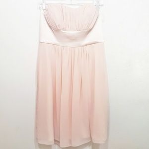 Strapless Chiffon Dress